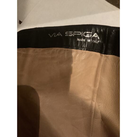 Via Spiga Italian Leather Knee High Heeled Boots -  9M - Picture 5 of 9